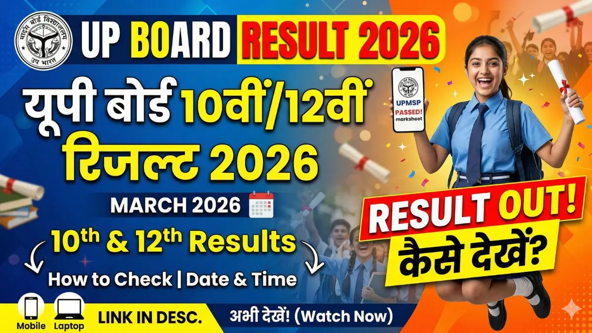 UP Board 10th12th Result 2026